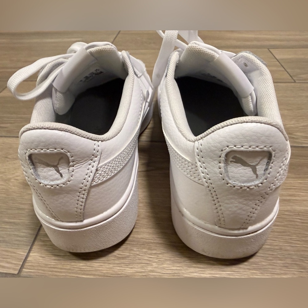 Puma Classic White Lace-Up Sneakers - Picture 3 of 5